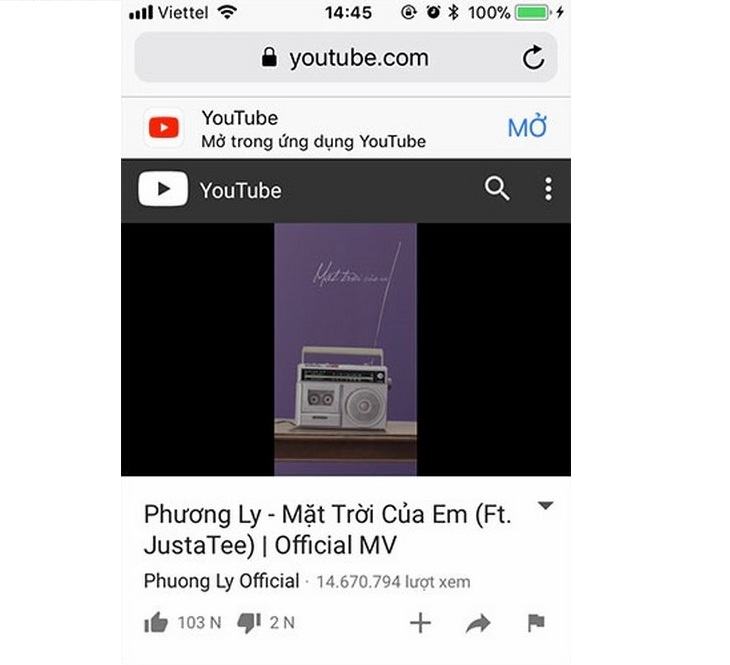 2 cách nghe nhạc trên Youtube khi tắt màn hình iPhone