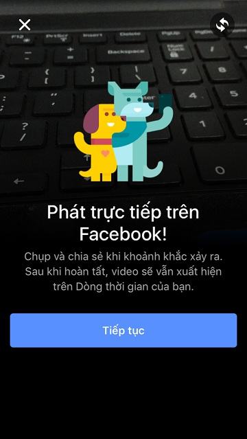 Trực tiếp video trực tuyến trên Facebook