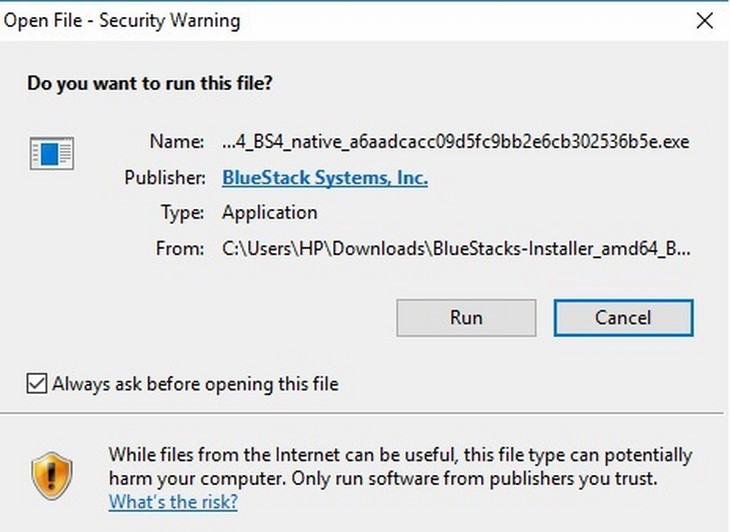 Cài đặt Trình giả lập Android BlueStacks