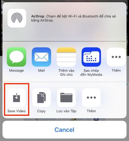Hướng dẫn cách tải video clip trên Facebook về iPhone cực đơn giản
