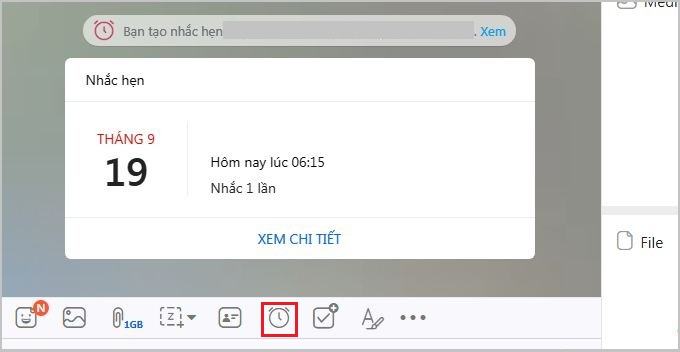 Chọn cuộc hẹn