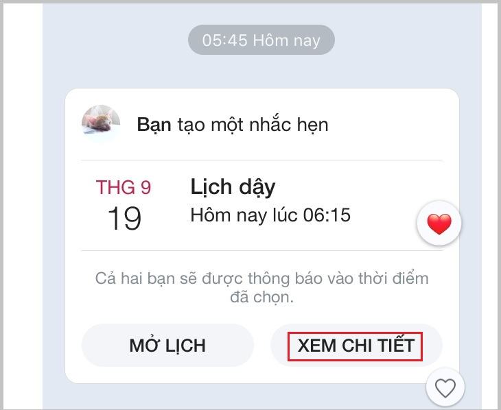 Chọn Xem chi tiết