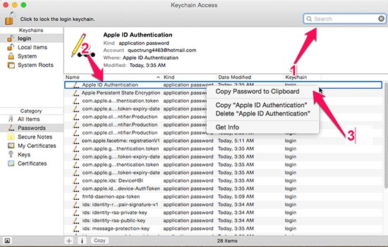Kiểm tra mật khẩu WiFi đã lưu trên macOS