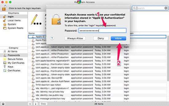 Kiểm tra mật khẩu WiFi được lưu trên macOS