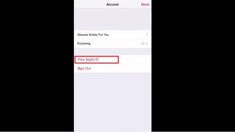 Hiển thị ID Apple (xem ID Apple)