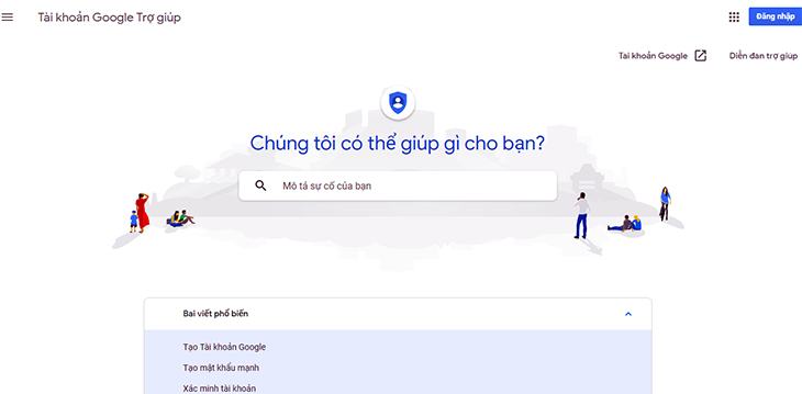 Khôi phục tài khoản email của bạn