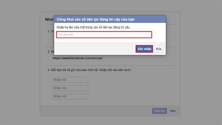 Sử dụng địa chỉ liên hệ đáng tin cậy