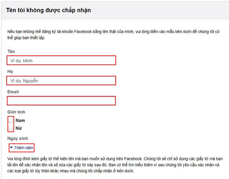 Một người khác đã báo cáo tài khoản Facebook của bạn (báo cáo)
