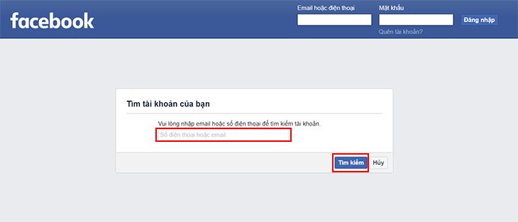 Bạn quên mật khẩu Facebook của mình