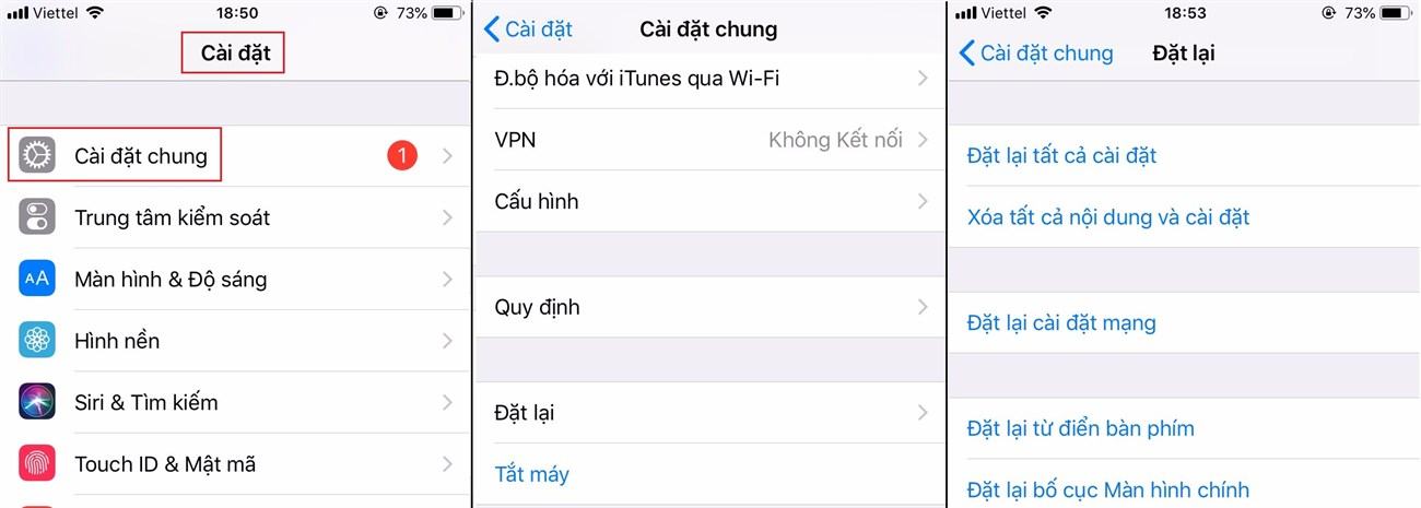 Cách cài đặt mạng trên iOS