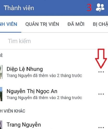 xóa mọi thành viên khỏi nhóm fb