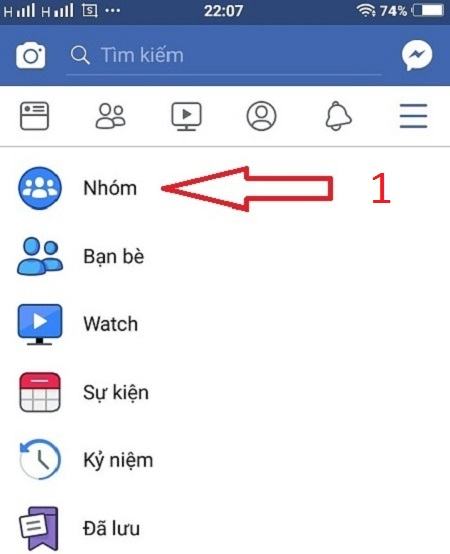 Chọn tên nhóm mà bạn muốn lưu trữ