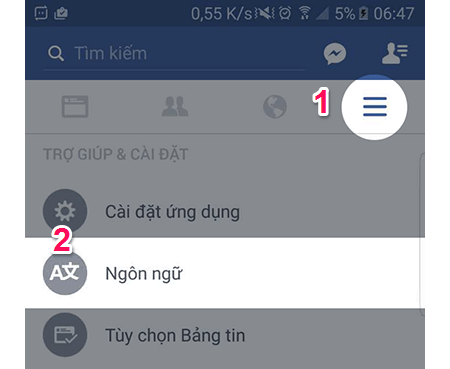 Chọn một ngôn ngữ