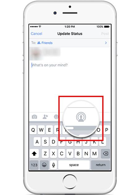 Phát trực tiếp trực tiếp trên Facebook với iOS - Bước 2