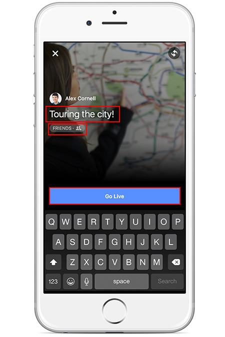 Phát trực tiếp trực tiếp trên Facebook với iOS - Bước 3