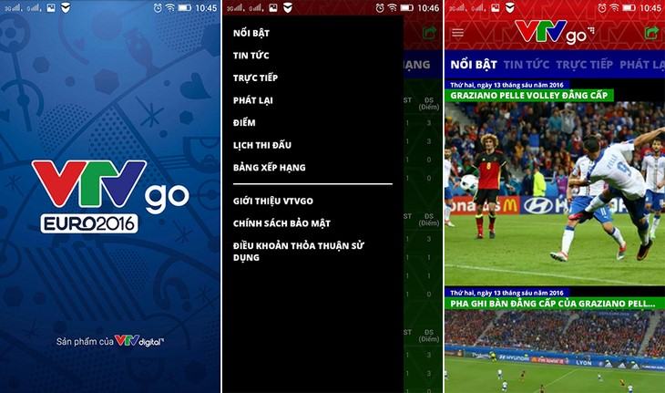 Phần mềm xem tivi trực tuyến trên điện thoại Android