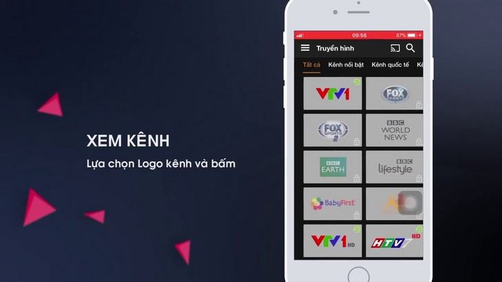 Phần mềm TV trực tuyến dành cho iPhone