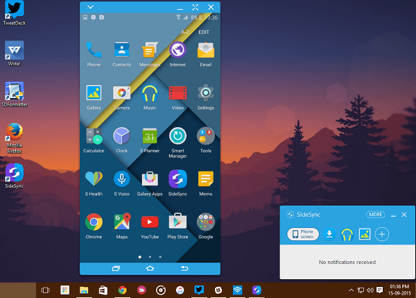 Ứng dụng SideSync