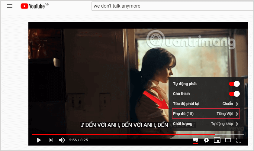 Chọn ngôn ngữ của bài hát bạn muốn tải xuống