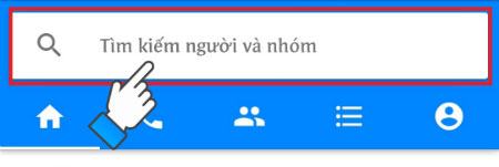 Trong Messenger, nhấp vào thanh tìm kiếm