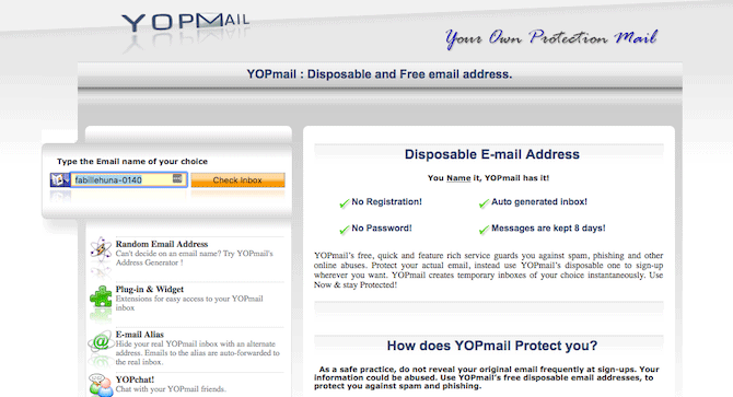 YOPmail là gì?