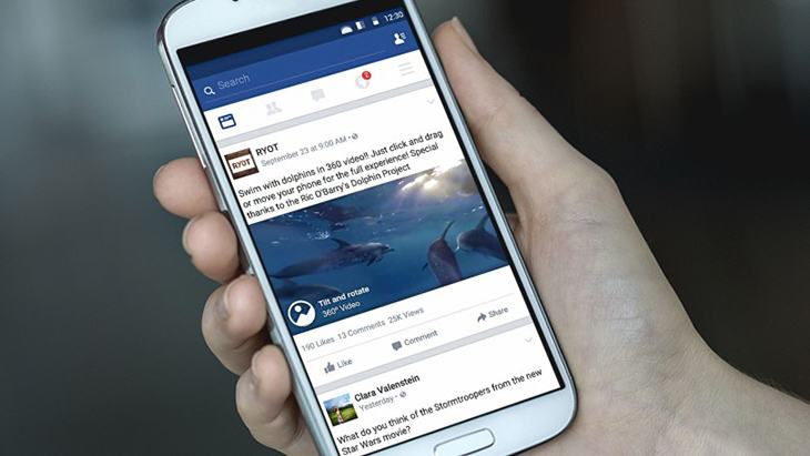 Facebook trên điện thoại Android