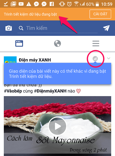 Bộ nhớ dữ liệu được kích hoạt