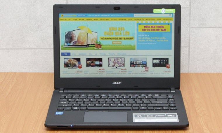 Màn hình 14 inch với độ phân giải HD và công nghệ LCD màu Active Matrix TFT