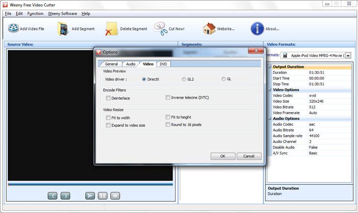Weeny Free Video Cutter