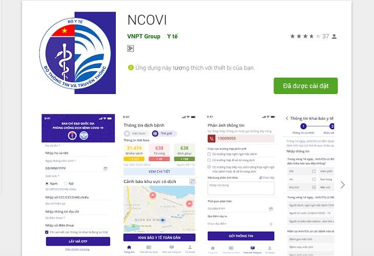 Áp dụng nCoV và tuyên bố sức khỏe Việt Nam