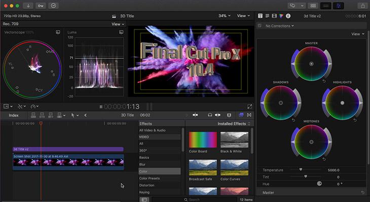     Final Cut Pro X. 