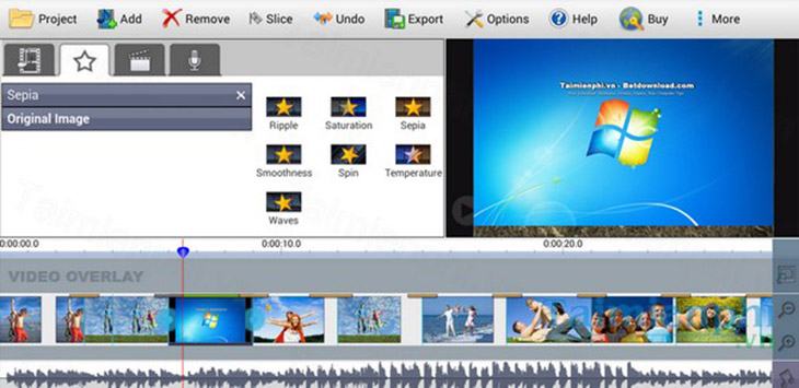 Trình chỉnh sửa video VideoPad