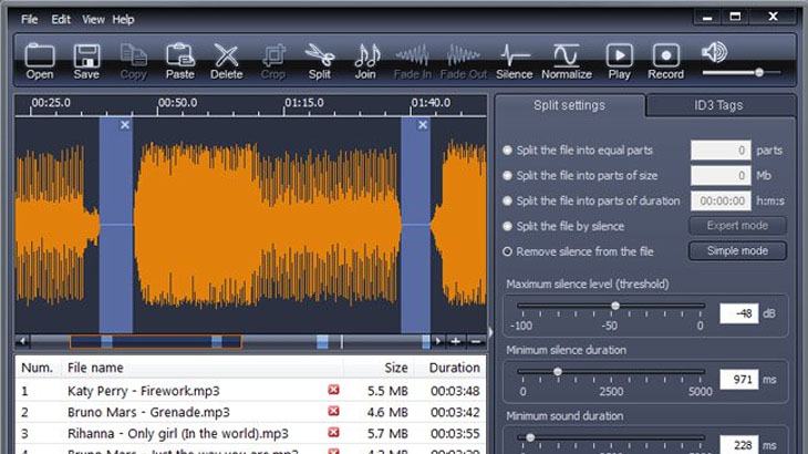 Phần mềm nối máy cắt MP3 X-Wave
