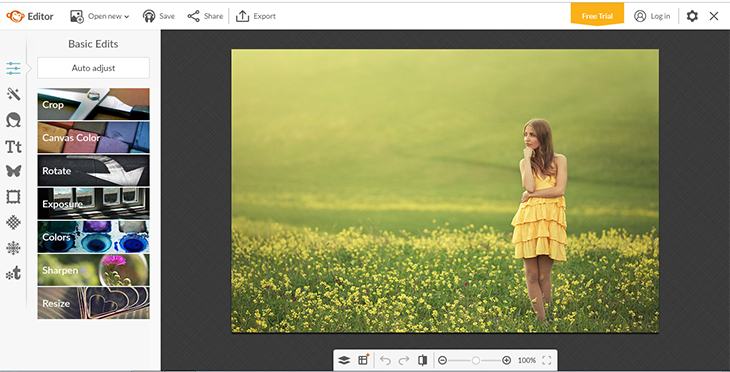 Chỉnh sửa ảnh trực tuyến Picmonkey