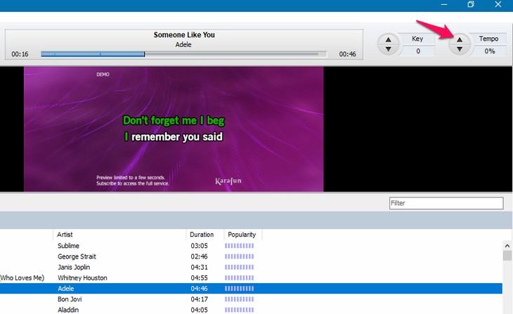 Ứng dụng hát karaoke trên máy tính