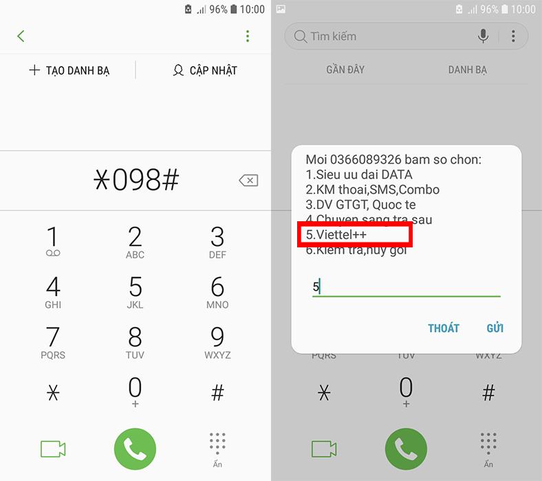 Điểm quy đổi được ghi trên phí dịch vụ điện thoại 