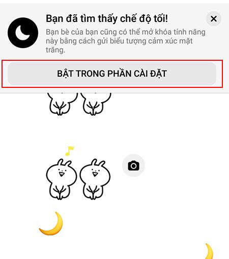 Hướng dẫn cách bật Chế độ tối trong Messenger + bước 3