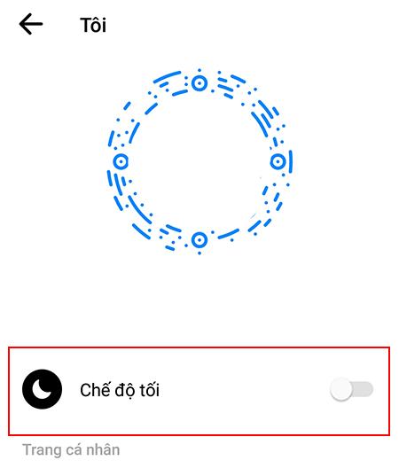 Hướng dẫn cách bật Chế độ tối trong Messenger + bước 4