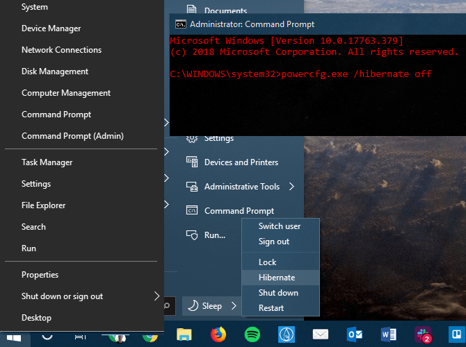 Cách xóa các tập tin ngủ đông bằng Disk Cleanup