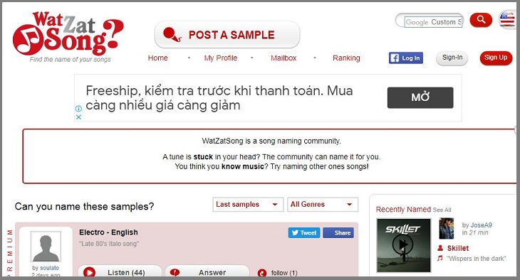 Whatzatsong.com