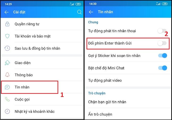 Giải quyết vấn đề không thể trả lại đường truyền khi tin nhắn được gửi đi