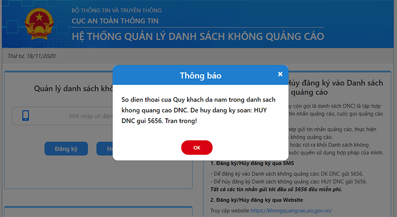 Bạn sẽ nhận được thông báo chi tiết ngay lập tức