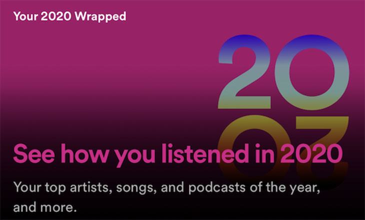 Spotify Wrapped 2020 là một cách tuyệt vời để xem các bài hát được phát nhiều nhất trong năm qua