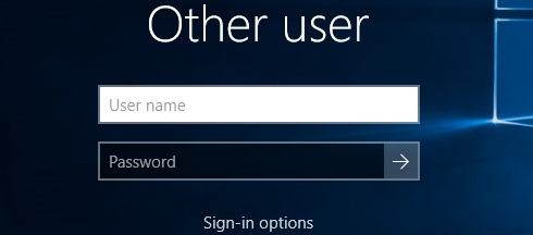 Hiển thị mật khẩu trên màn hình đăng nhập.