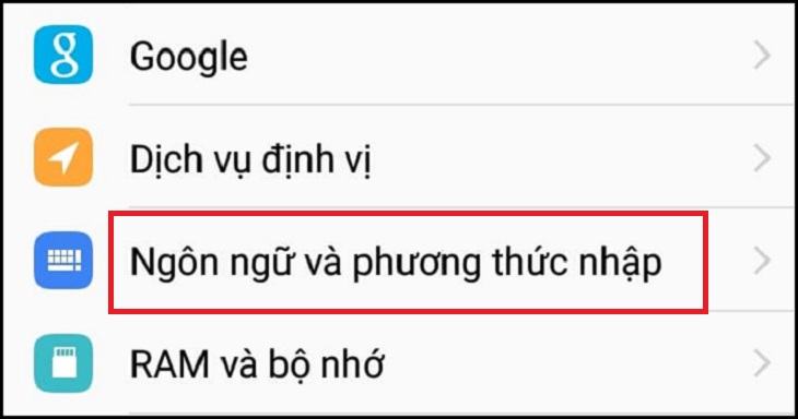Cài đặt giao diện bàn phím mới