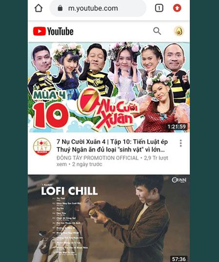 Sử dụng Google Chrome - nghe nhạc Youtube nếu tắt màn hình cực hay trên điện thoại Android 