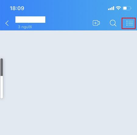 Nhấp vào biểu tượng có ba dấu chấm