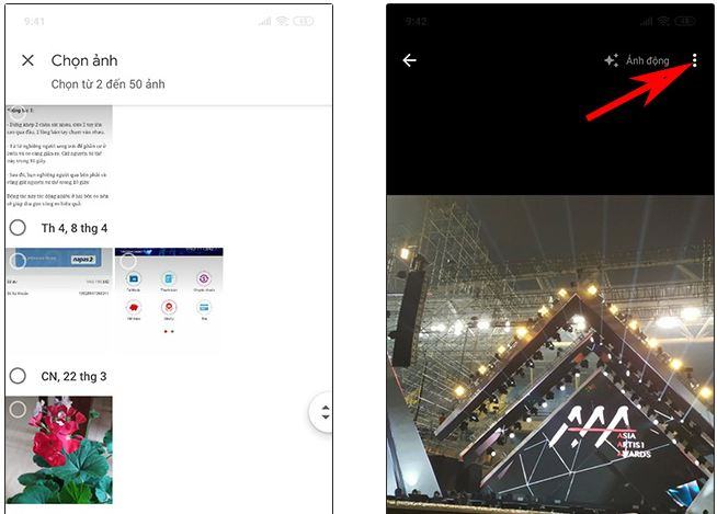 Chọn một ảnh tĩnh để tạo GIF