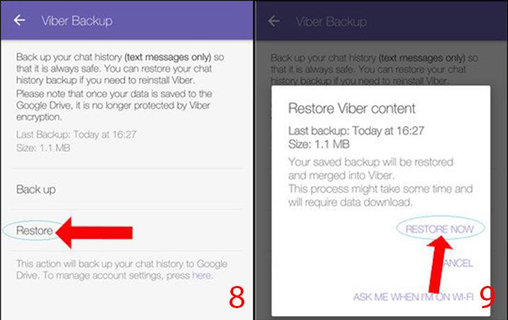 Viber Android Message Recovery