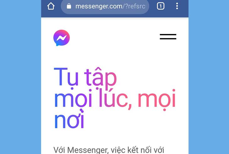 Sử dụng trình duyệt thay thế để sử dụng Messenger